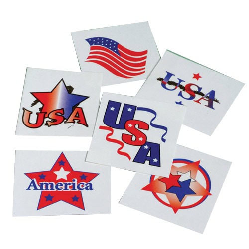 Patriotic Tattoos<br>144 piece(s)